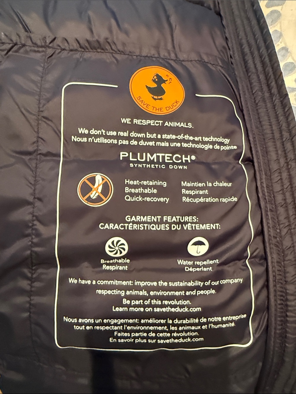 Save The Duck Eleanora Puffer Jacket 1/S - Picture 5 of 7